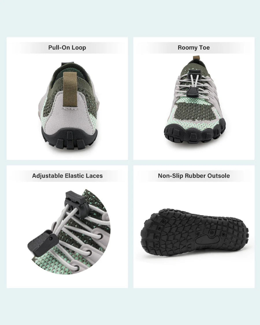 Adult AquaKnit Free-Toe Guarded Lace Water Shoes - Image 3