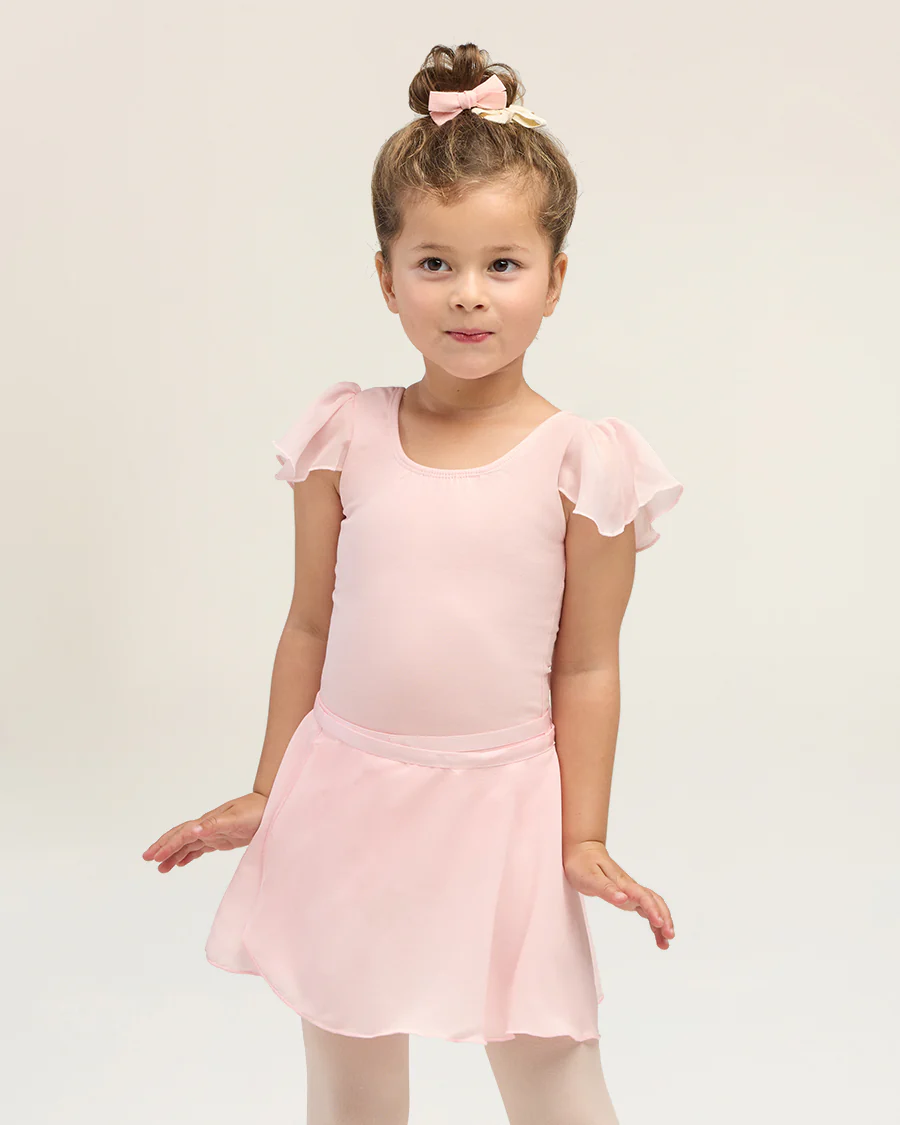 Girls Chiffon Wrap Skirt With Adjustable Tie - Image 5