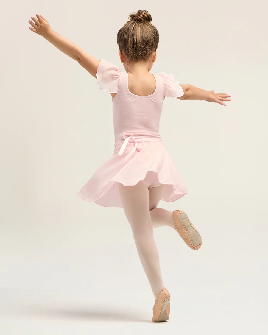 Girls Chiffon Wrap Skirt With Adjustable Tie - Image 7