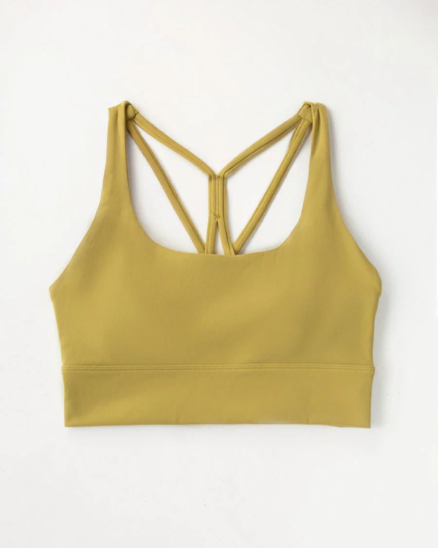SoftLuxe Criss Cross Back Strap Sports Bra - Image 4