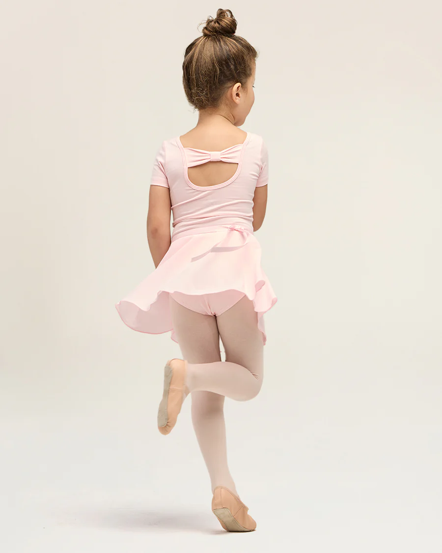 Girls Ballet Leotard Starter Kit (Bow Back Leotard & Tie Skirt & Tights) - Image 4