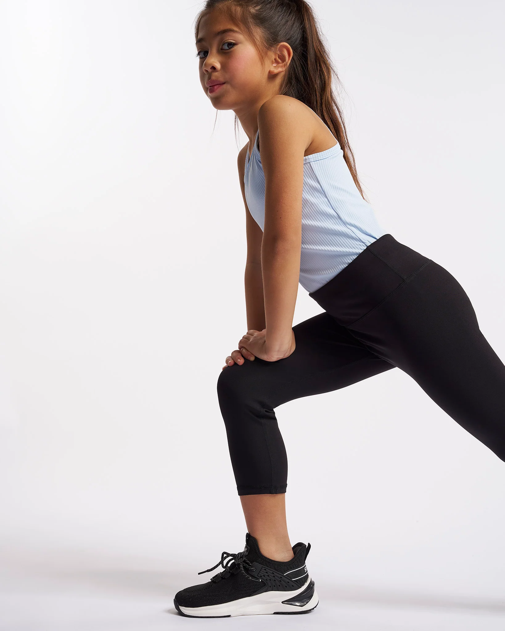 Girls Capri Yoga Leggings - Image 4