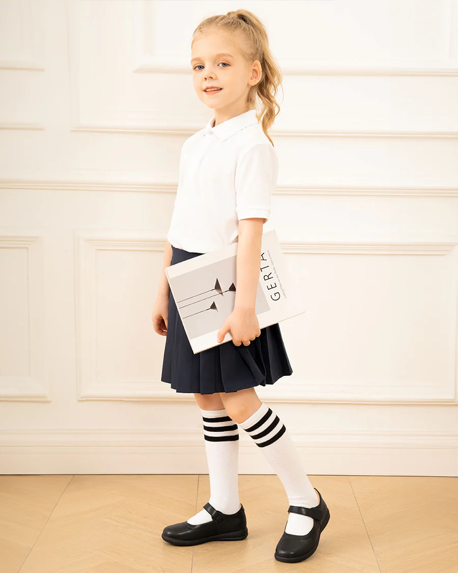 Girls Classic School Uniform Mary Jane Shoes - Image 3