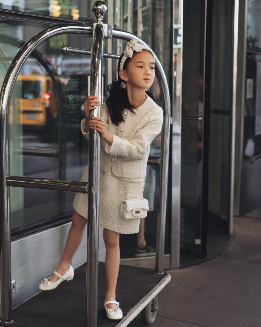 Girls Closed Toe Mary Jane Shoes | Ankle Strap Heels with Bow - Image 6