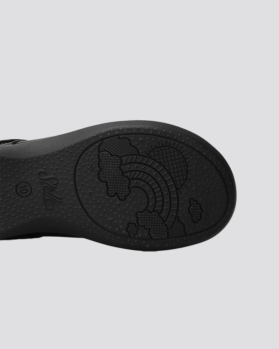 Girls Uniform Mary Jane Shoes with Perforated Trim - Image 6