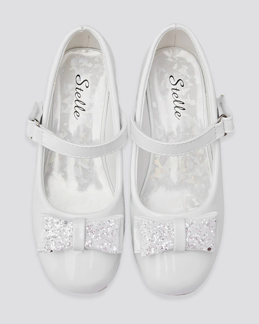 Girls Mary Jane Shoes Bow-Knot School Flat - Image 3