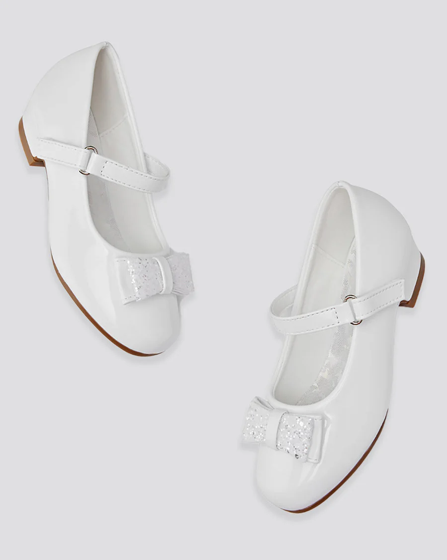 Girls Mary Jane Shoes Bow-Knot School Flat - Image 4