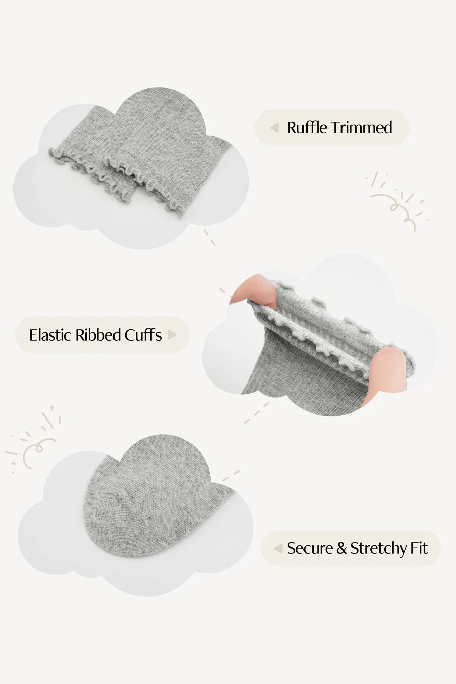 Kids Ruffle Trimmed Socks - Image 3