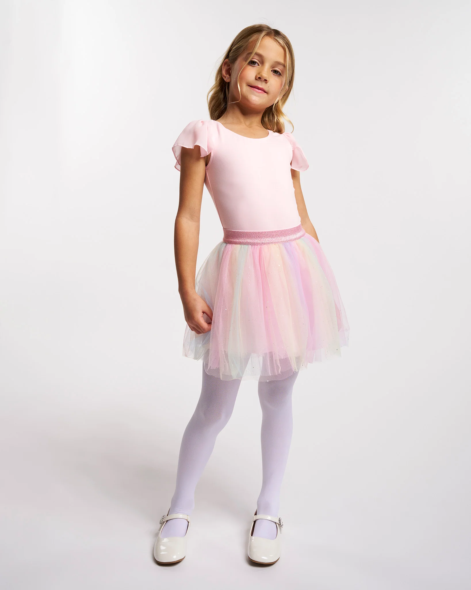 Over the Rainbow Girls Mesh Tutu Skirt - Image 3