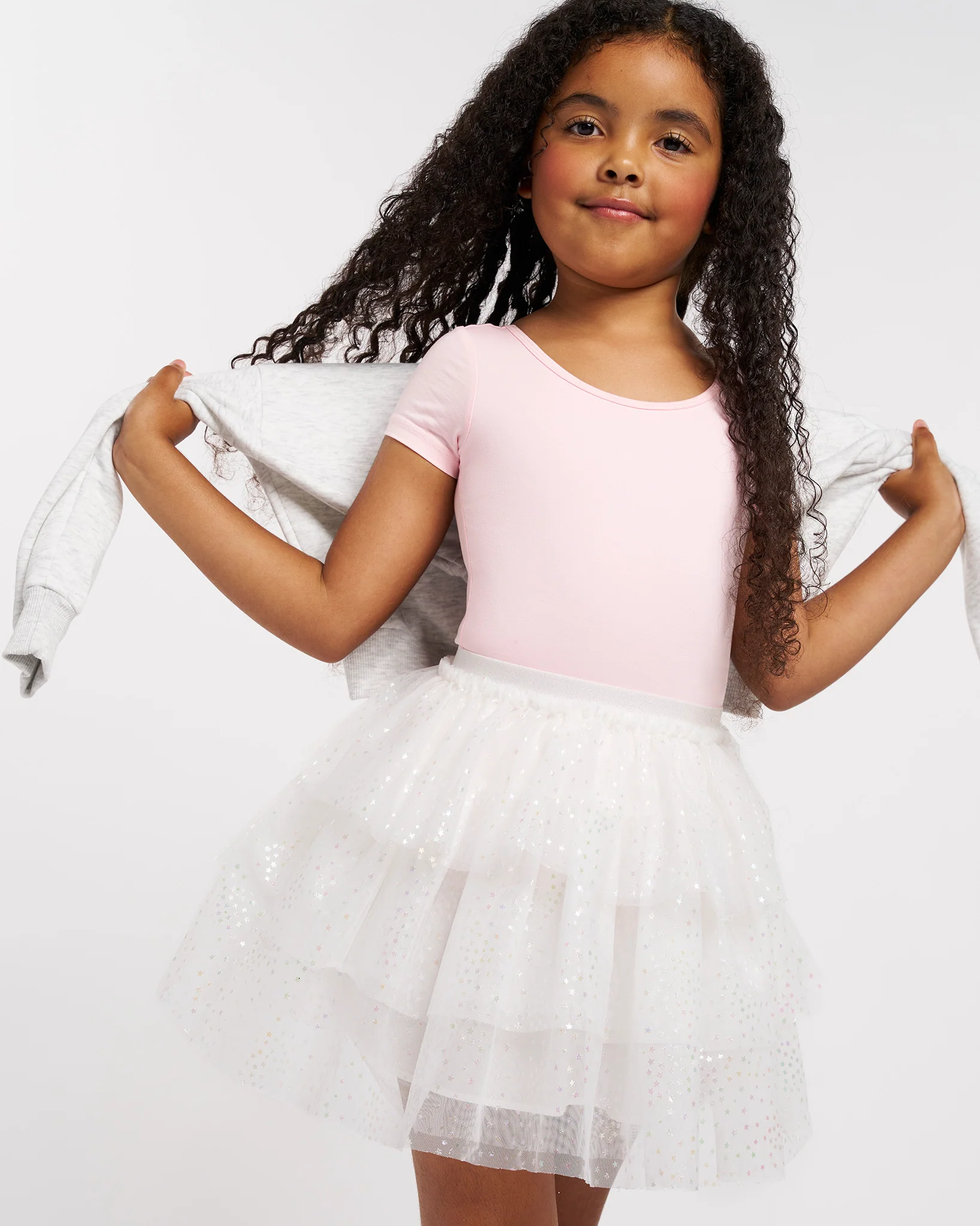 Tiny Dancer Girls 3-Tier Mesh Tutu Skirt - Image 3