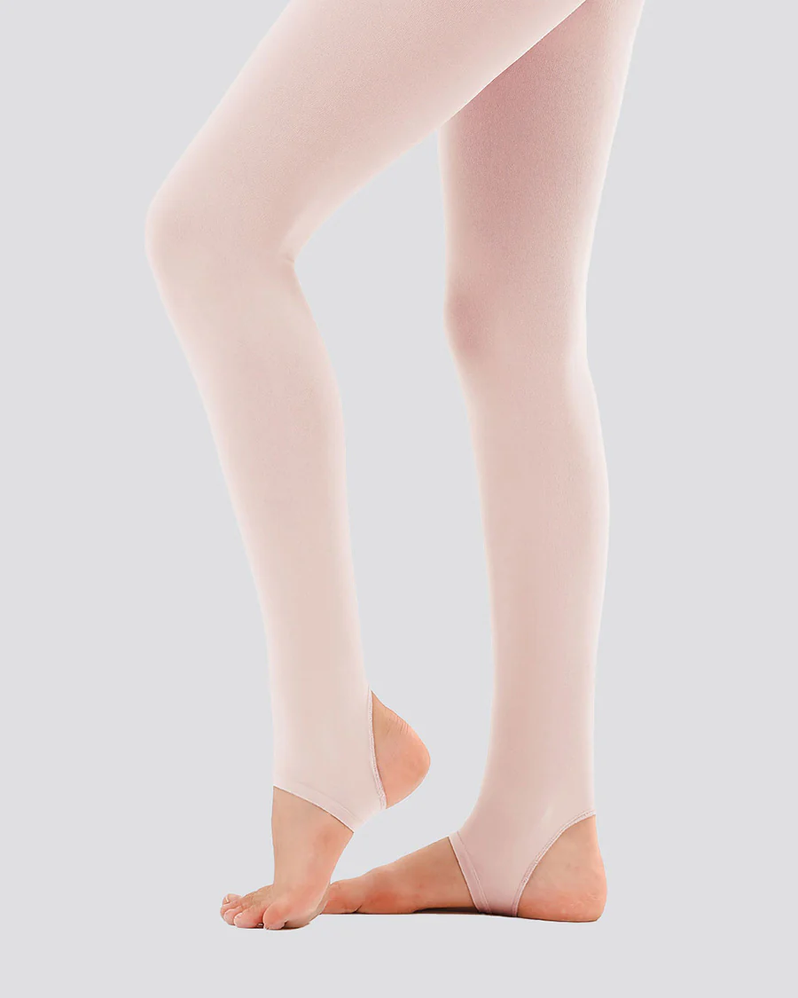 Girls Ultra Soft Stirrup Tights - Image 3