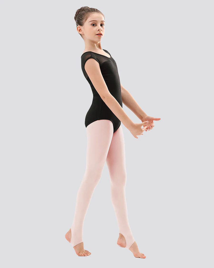 Girls Ultra Soft Stirrup Tights - Image 4