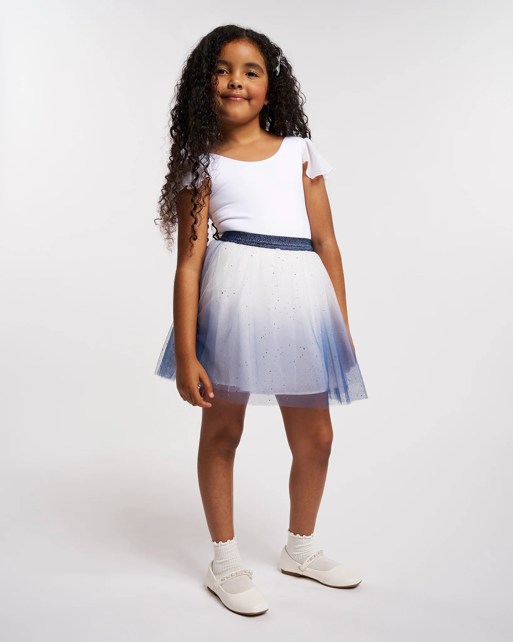 True Blue Girls Mesh Tutu Skirt - Image 3