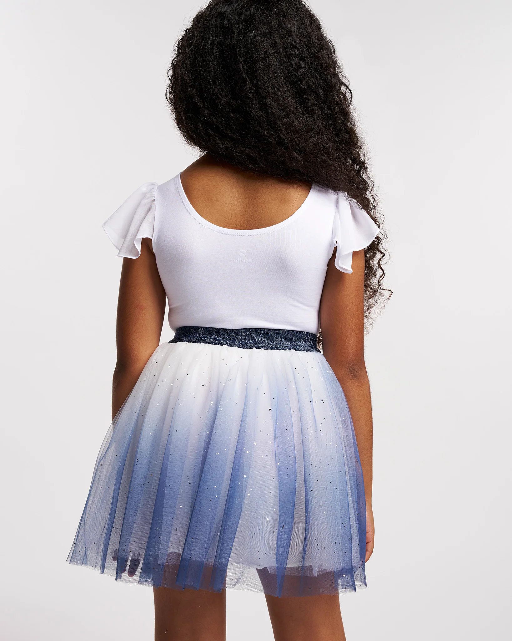 True Blue Girls Mesh Tutu Skirt - Image 4
