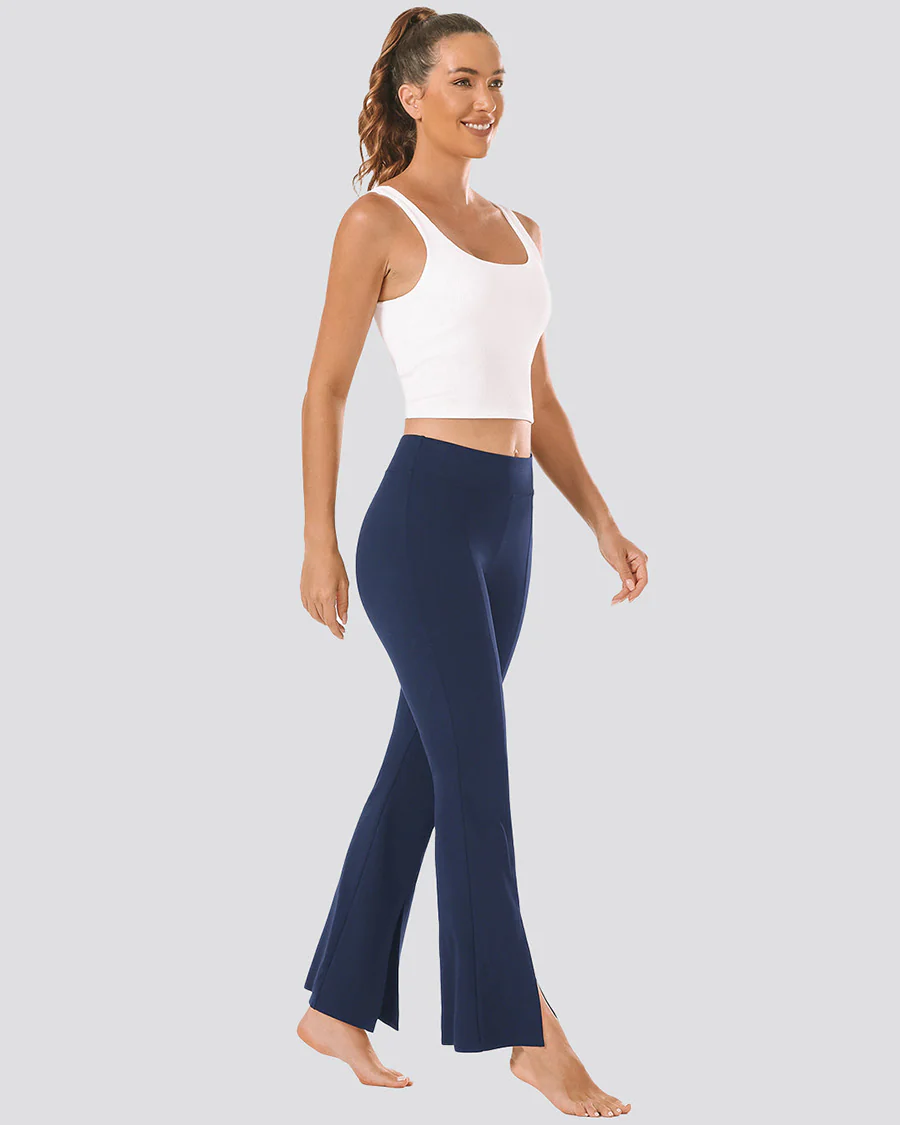 Bootcut Yoga Pants Split Hem Flare - Image 4