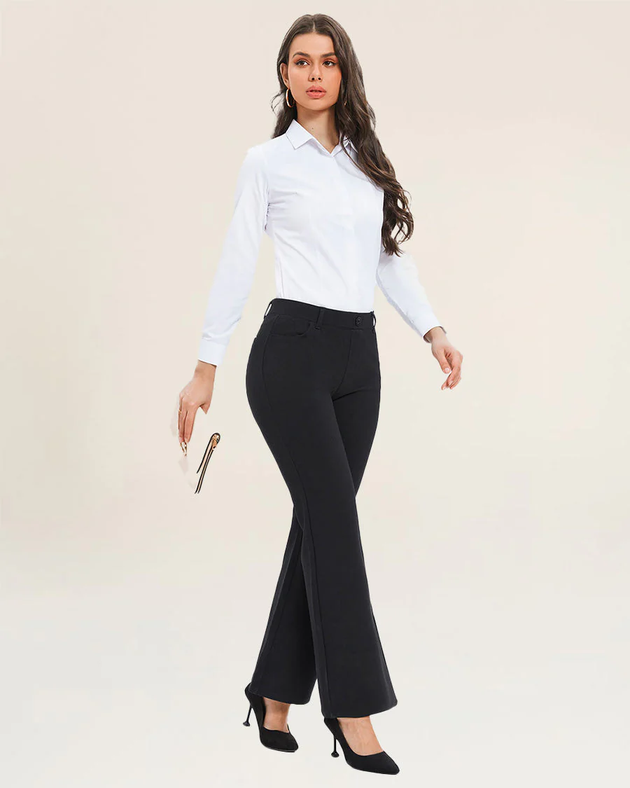 Women Classic Dress Pant | Wide 31'' - Image 4