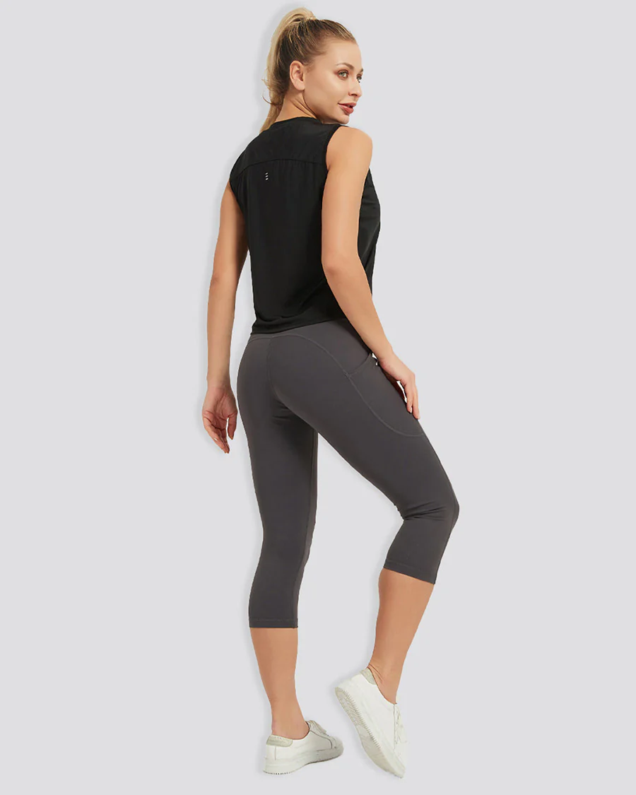 Origin Sleeveless Workout Crop Top - Image 6