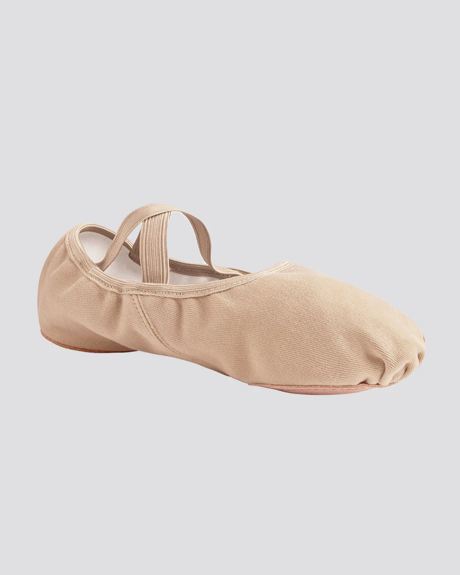 Adults Stretch Canvas Split Sole Ballet Shoes - Image 3