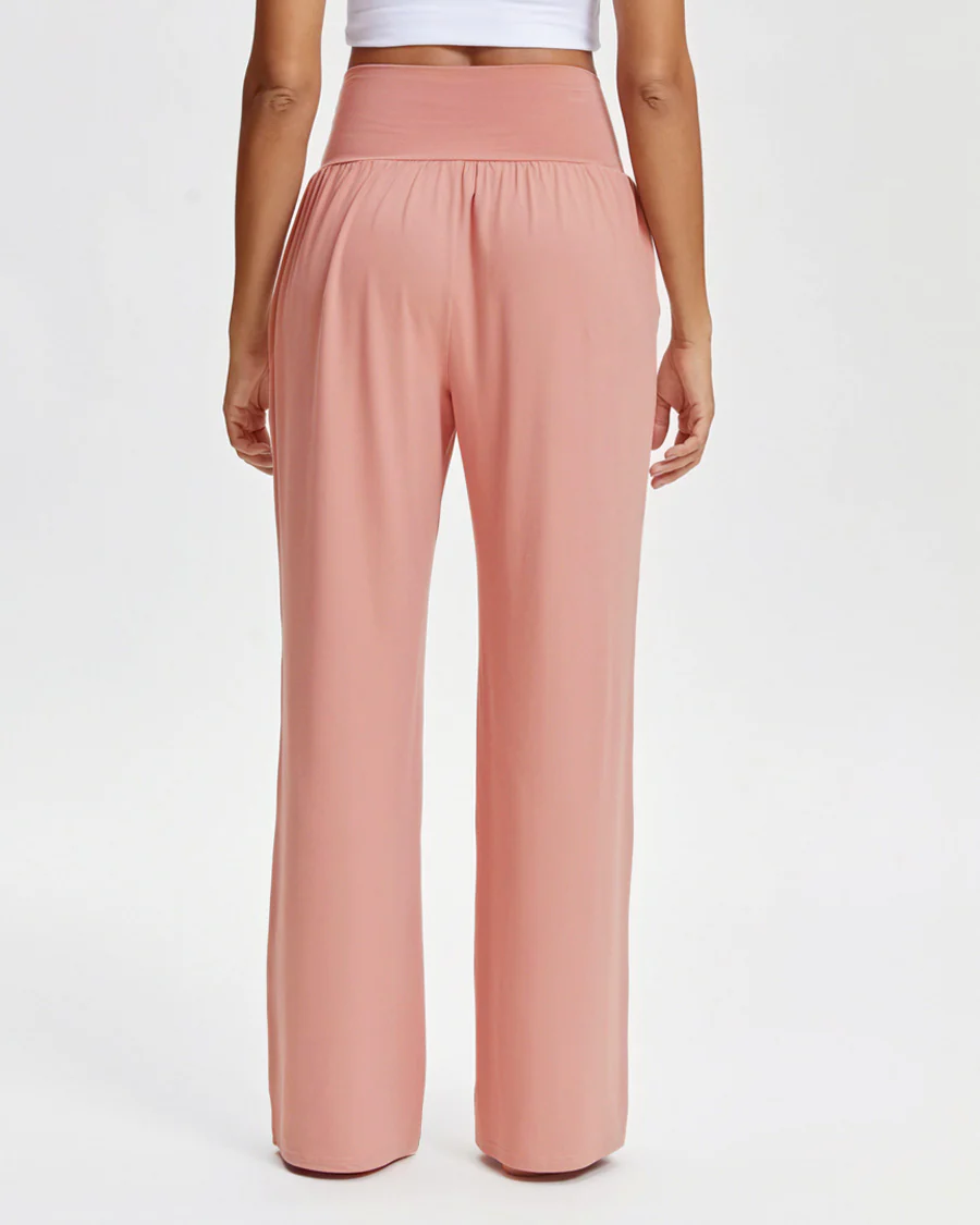 High-Waisted Wide Leg Lounge Pants - Image 3