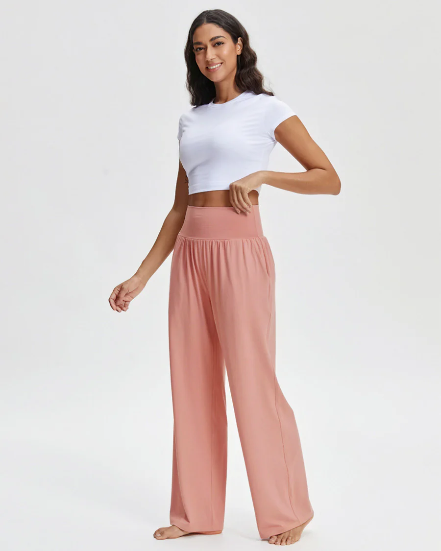 High-Waisted Wide Leg Lounge Pants - Image 4